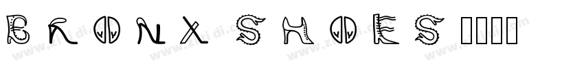 BRONX SHOES字体转换
